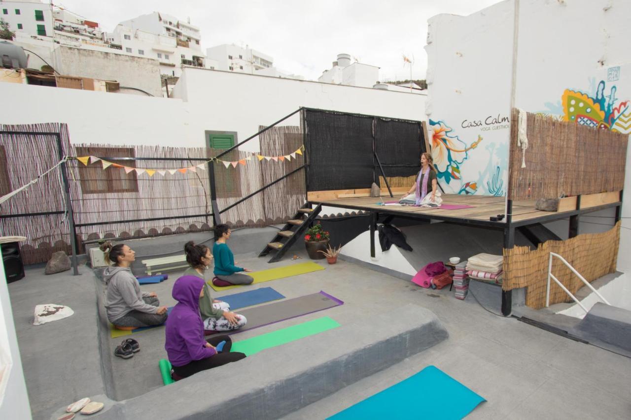 Casa Calma Yoga Hostel Agaete  Eksteriør billede
